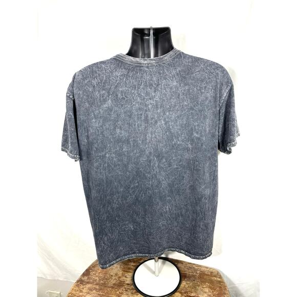 Pink Floyd Dark Side Icons Graphic Tee Acid Wash L - Picture 2 of 6